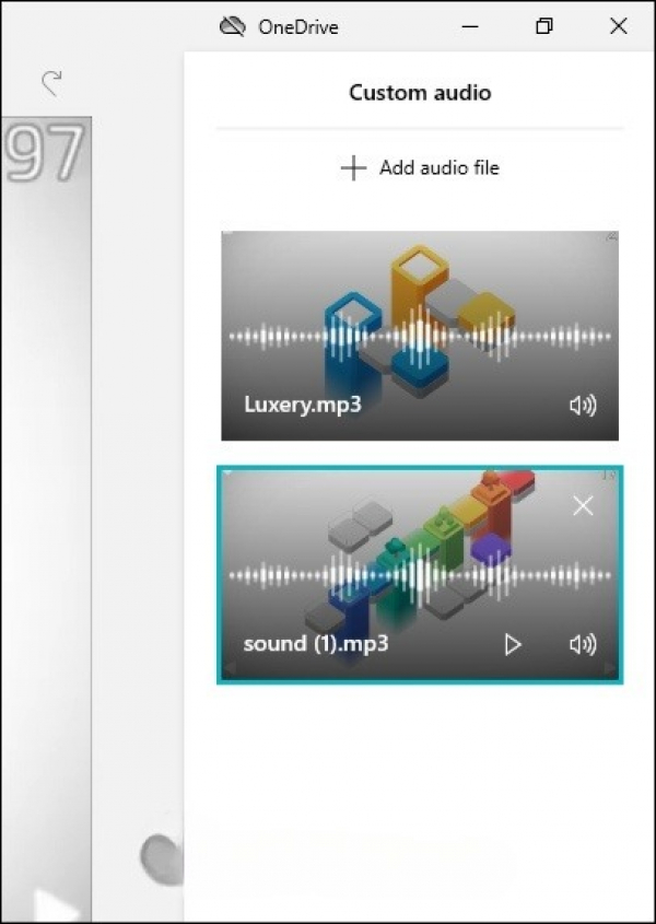 audio file