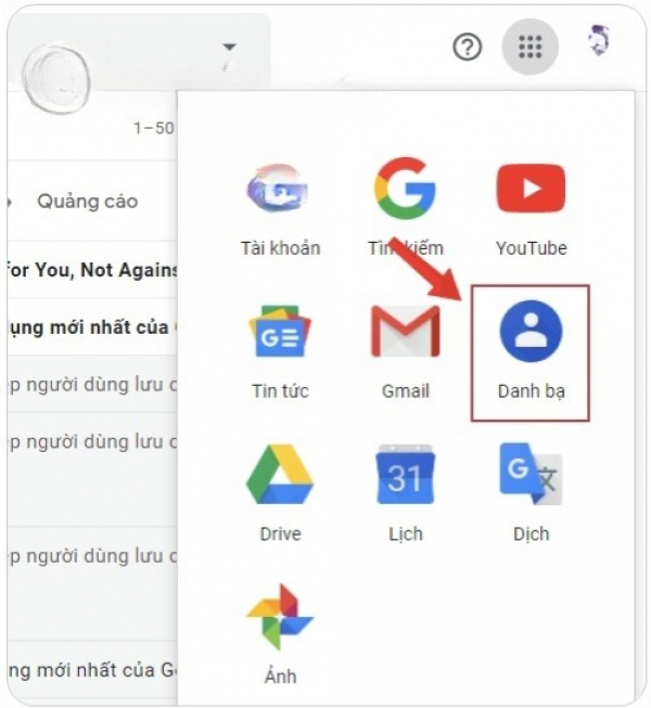 Contacts in the Google Apps