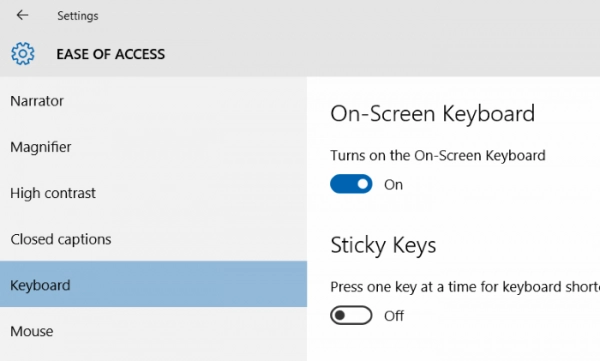 Ease of Access