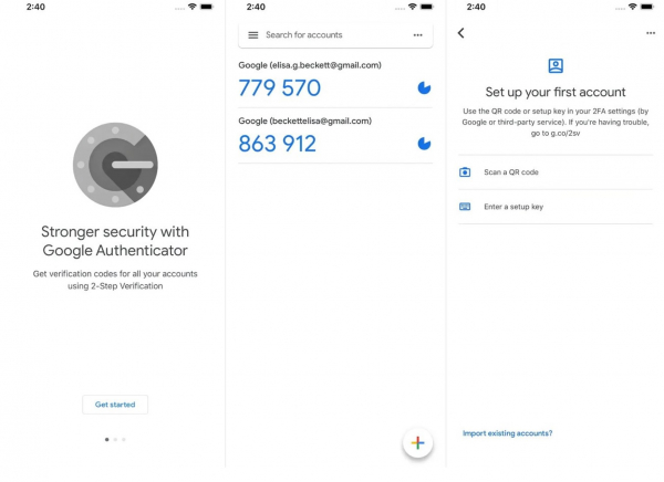 google authenticator