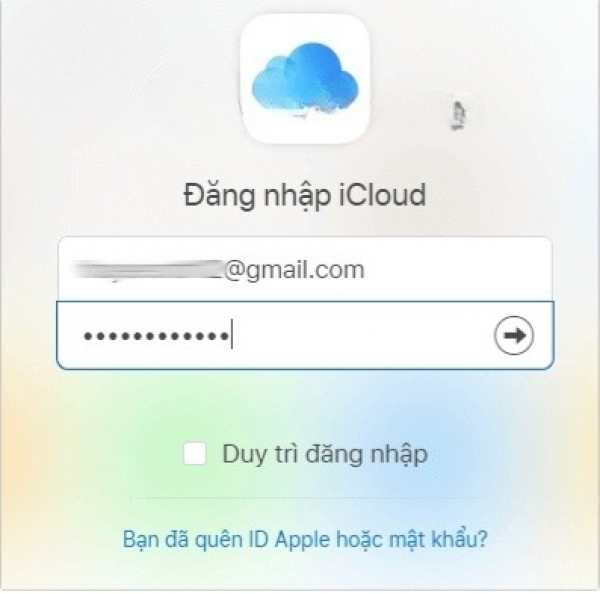 iCloud account