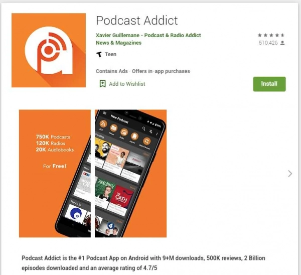  Podcast Addict