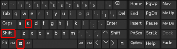 windows shift s
