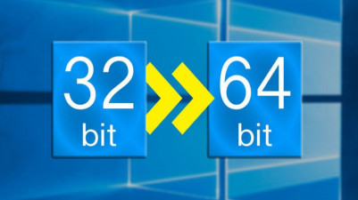 How to upgrade from Windows 10 32-bit to 64-bit?